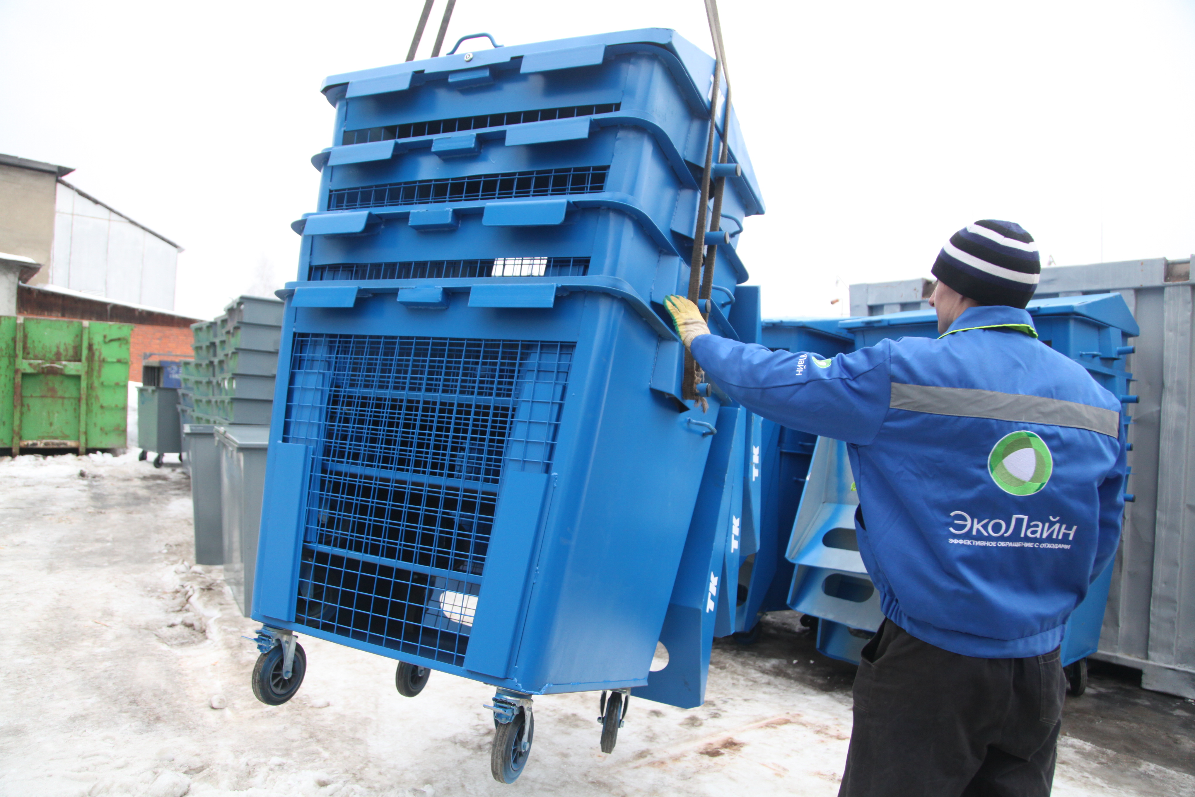 Более 600 контейнерных площадок г.о. Люберцы будут обеспечены контейнерами  для раздельного сбора отходов в феврале